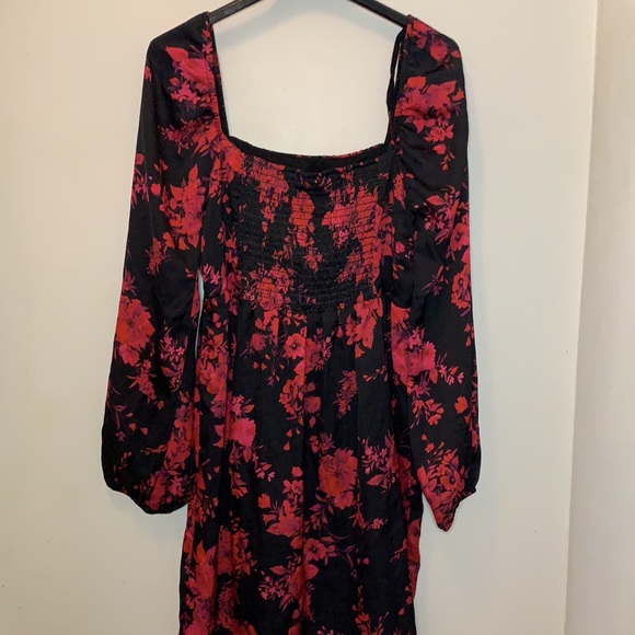 NSR Red and Black Mini Dress Size Small New - Picture 5 of 11